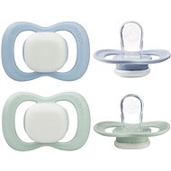 b.box Silicone Soothers 0-6m 2 pcs Glow sky/sage - Baby Pacifier