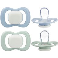 B.Box Silicone Dummies 6m+ 2pcs Glow Sky/Sage - Baby Pacifier