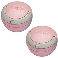 Melii Soother Boxes 2 pcs pink/grey - Dummy Case