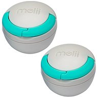 Melii Soother Boxes 2 pcs blue/grey - Dummy Case