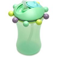 Melii Hrneček s brčkem a počítadlem 340 ml mátově zelený - Baby cup