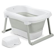 Hauck XXL Wash N Fold Bath Tub - White/Sage - Baby Bathtub