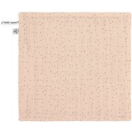 Lässig Muslin/Terry Washcloth dots peach rose - Washcloth