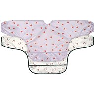 Lassig Long sleeve Bibs Happy Rascals Heart lavender - Bib