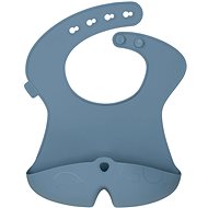 B. Box Silicone bib blue - Bib