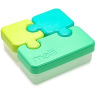 Melii uzsonnás doboz Puzzle zöld, lime, kék - Uzsonnás doboz