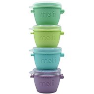Melii Silicone food cups Snap&Go 118 ml - 4 pcs - Food Container Set