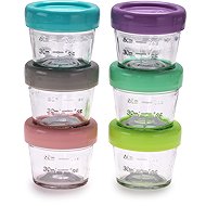 Melii Glass food jars 118 ml - 6 pcs - Food Container Set