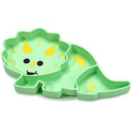 Melii Divided plate with suction cup Dinosaur - Children's Plate