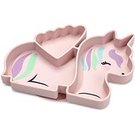 Melii Divided plate with suction cup Unicorn - Children's Plate