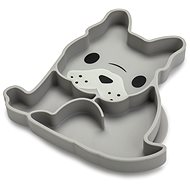 Melii Divided plate with suction cup Bulldog - Children's Plate