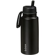 b.box Thermo bottle with straw 1l black - Children's Thermos