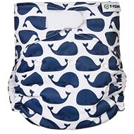 T-TOMI Pocket Velcro Diaper Whales - Nappies