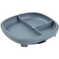 b. box Divided plate with suction cup 2in1 blue - Children's Plate
