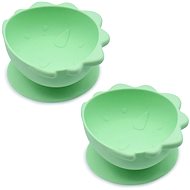Melii Suction cup with suction cup 2 pcs Dinosaur - Children's Bowl