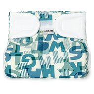 T-tomi Orthopaedic abduction briefs - Velcro Green Alphabet 5 - 9 kg - Abduction Nappies