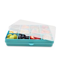 Melii Snackle Box Snackbox blau-grün - Lunchbox