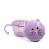 Melii Snack bowl with travel lid Kitty - Lunch Box