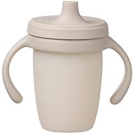 b.box Silicone cup with drinking spout beige - Baby cup