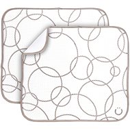 Ubbi Microfiber Drying Pad 2 pcs Taupe - Draining Board