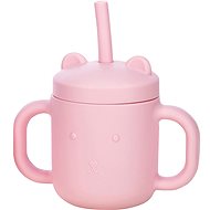 FreeON Silicone cup with ears pink 175ml - Drinking Cup