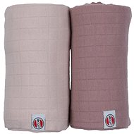 Lodger Swaddler Solid Powder/Rose - Cloth Nappies