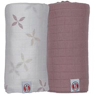 Lodger Swaddler Solid Matcha Powder/Rose - Cloth Nappies