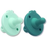 Mimijo Sada silikonových dudlíků mátový/zelený - Baby Pacifier