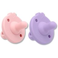 Mimijo Sada silikonových dudlíků růžový/fialový - Baby Pacifier