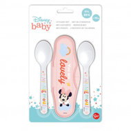 THERMOBABY Set of 2 spoons with Minnie case - Baby Spoon