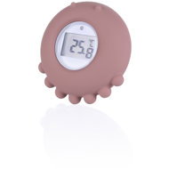 Zopa Silicone Digital Thermometer 2in1 Old Pink - Bath Therometer