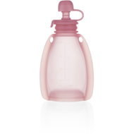 Zopa Silicone pouch Transparent Pink - Baby food pouch