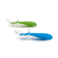 Munchkin Silicone Spoons 2 pcs (WEARING POSITION) - Baby Spoon