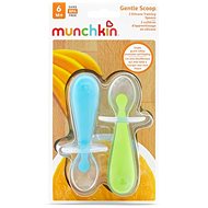 Munchkin Silicone Spoons 2 pcs green/blue - Baby Spoon