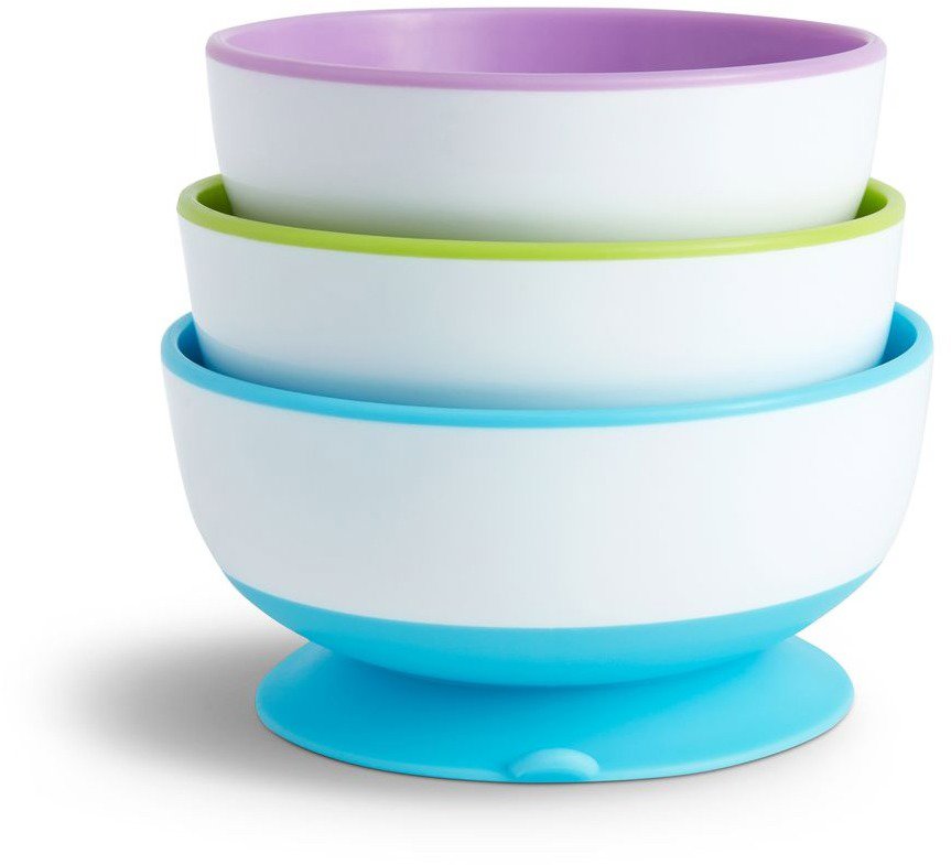 Munchkin Bowls with suction cups 3 pcs - Children's Dining Set