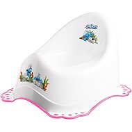 MALTEX The Smurfs with anti-slip white/pink - Potty
