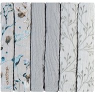 KikkaBoo Pleny 30 × 30 cm Dreamy Fields Grey - Cloth Nappies