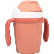 Bo Jungle Mug with straw CPLA Terracotta - Baby cup