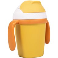 Bo Jungle Mug with straw CPLA Ochre - Baby cup