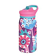 Quokka Thermal Bottle with Pop Kids 445 ml Blooming Garden - Children's Thermos