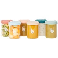 Babymoov Skleněné misky s víčky Isy Bowls 6 × 250 ml - Snack Box