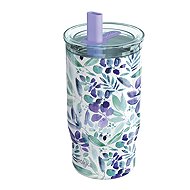 Quokka Mist with straw 720 ml Violet Blooms - Thermal Mug