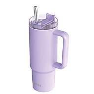 Quokka Stream with straw 950 ml Purple - Thermal Mug