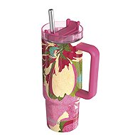 Quokka Stream with straw 950 ml Pink Flambe - Thermal Mug