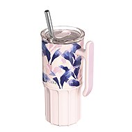 Quokka Umi with straw 720 ml Blue Feather - Thermal Mug
