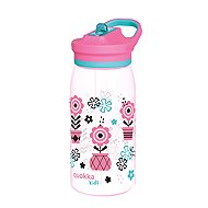 Quokka Glow Kids with Spout 580ml Melodic Flowers - Children's Water Bottle