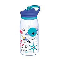 Quokka Glow Kids with Spout 580ml Space - Children's Water Bottle