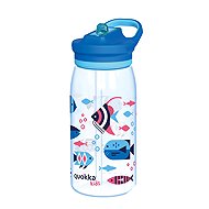 Quokka Glow Kids with Spout 580ml Sea Life - Children's Water Bottle