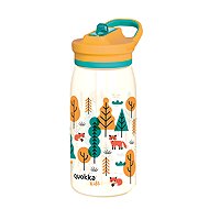 Quokka Glow Kids with Straw 580ml Forest - Children's Water Bottle