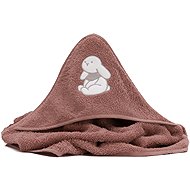 Fillikid Hooded Towel Rabbit Pink 75 × 75cm - Children's Bath Towel